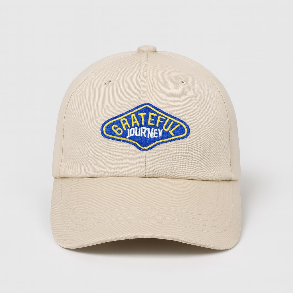 Beige Grateful Journey Cap