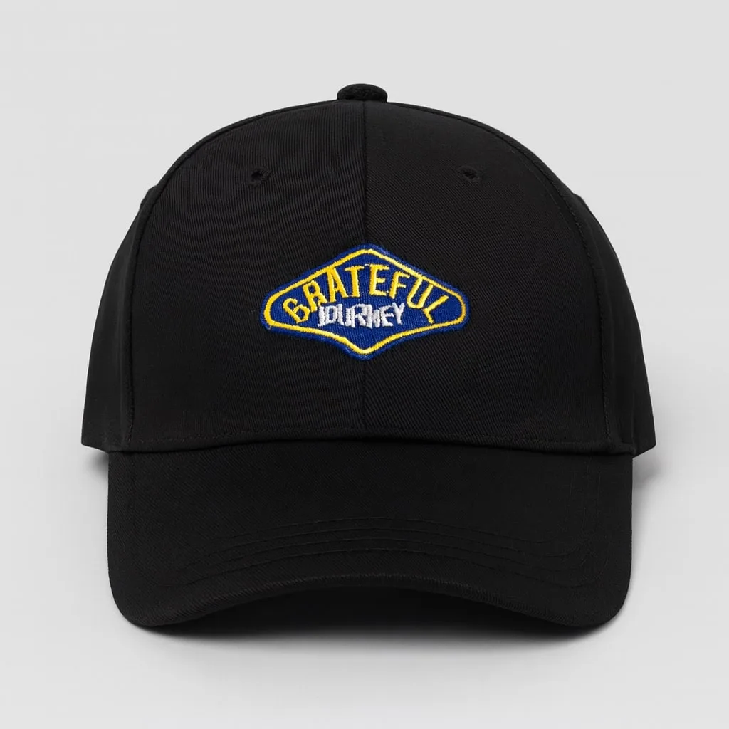 Black Grateful Journey Cap