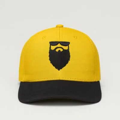 Yellow & Black Beard Cap